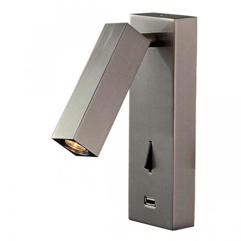 Бра Chelsom WALL LED DOCK Silver USB Хром Бра Chelsom WALL LED DOCK Silver USB Хром в Тюмени | Loft Concept