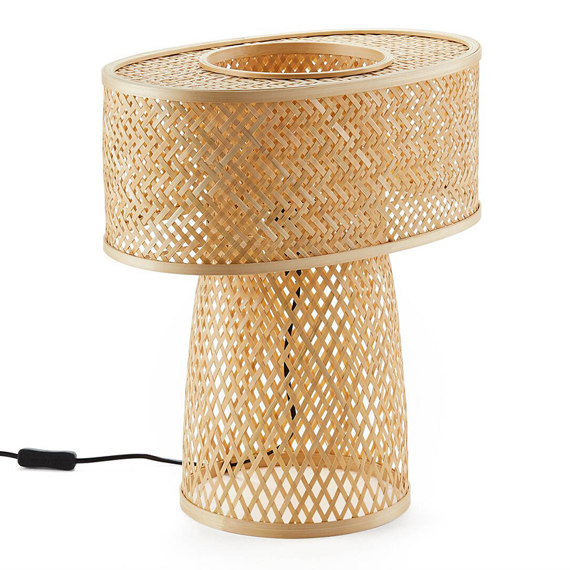 Настольная лампа Maren Wicker Table lamp Бежевый Настольная лампа Maren Wicker Table lamp Бежевый в Тюмени | Loft Concept
