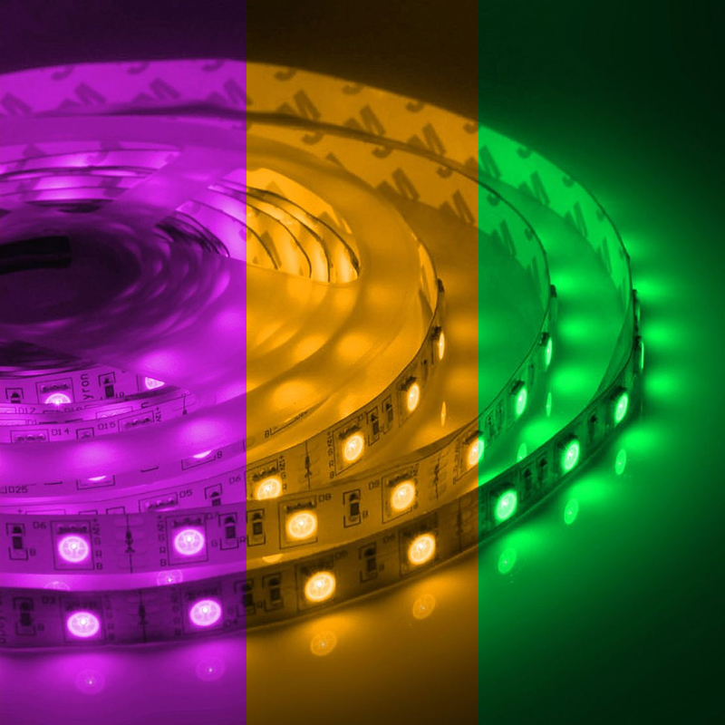 Светодиодная лента 7,2W/m 30LED/m 5050SMD разноцветная 3M Белый Светодиодная лента 7,2W/m 30LED/m 5050SMD разноцветная 3M Белый в Тюмени | Loft Concept
