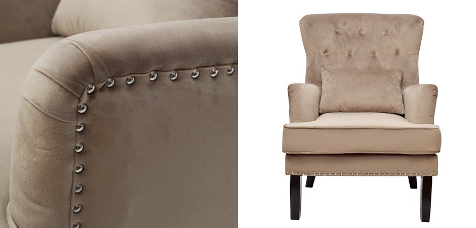 Кресло Stony Brook Chair Beige Кресло Stony Brook Chair Beige - Loft-Concept в Тюмени