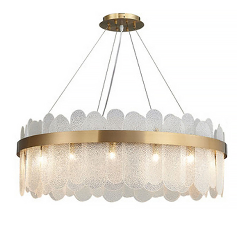 Люстра Blount Chandelier Raised Латунь Прозрачный Люстра Blount Chandelier Raised Латунь Прозрачный в Тюмени | Loft Concept