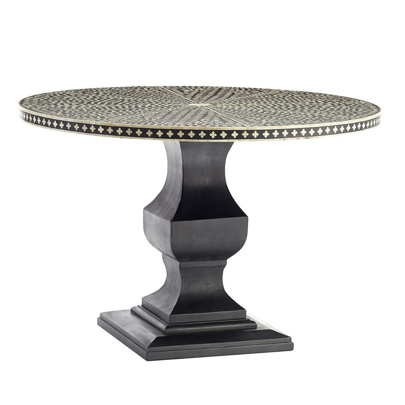 Barnsley Dining Table - Bernhardt Черно-белый Barnsley Dining Table - Bernhardt Черно-белый в Тюмени | Loft Concept