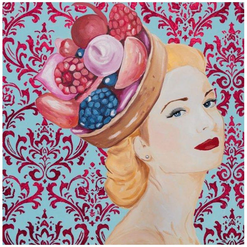 Картина Grace Kelly with Berry Tart Headdress and Damask Background Мульти Картина Grace Kelly with Berry Tart Headdress and Damask Background Мульти в Тюмени | Loft Concept
