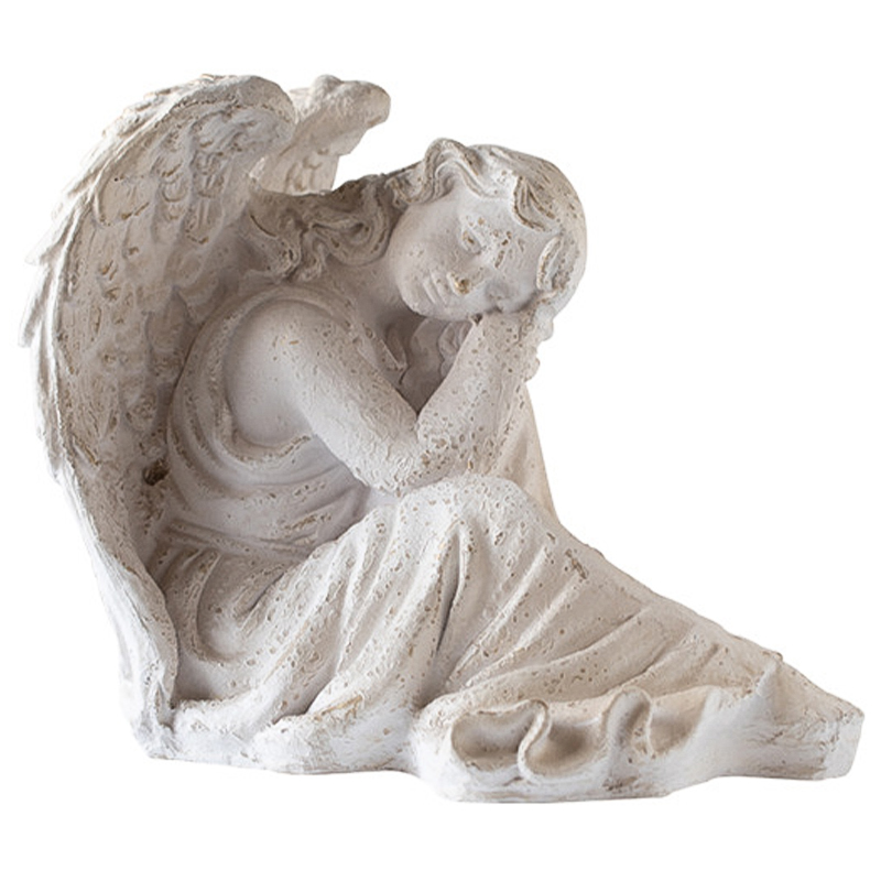 Статуэтка Angel Sitting Provence Statuette Белый Статуэтка Angel Sitting Provence Statuette Белый в Тюмени | Loft Concept