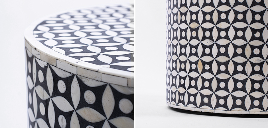 Табурет Inlaid Bone Geometry Табурет Inlaid Bone Geometry - Loft-Concept в Тюмени