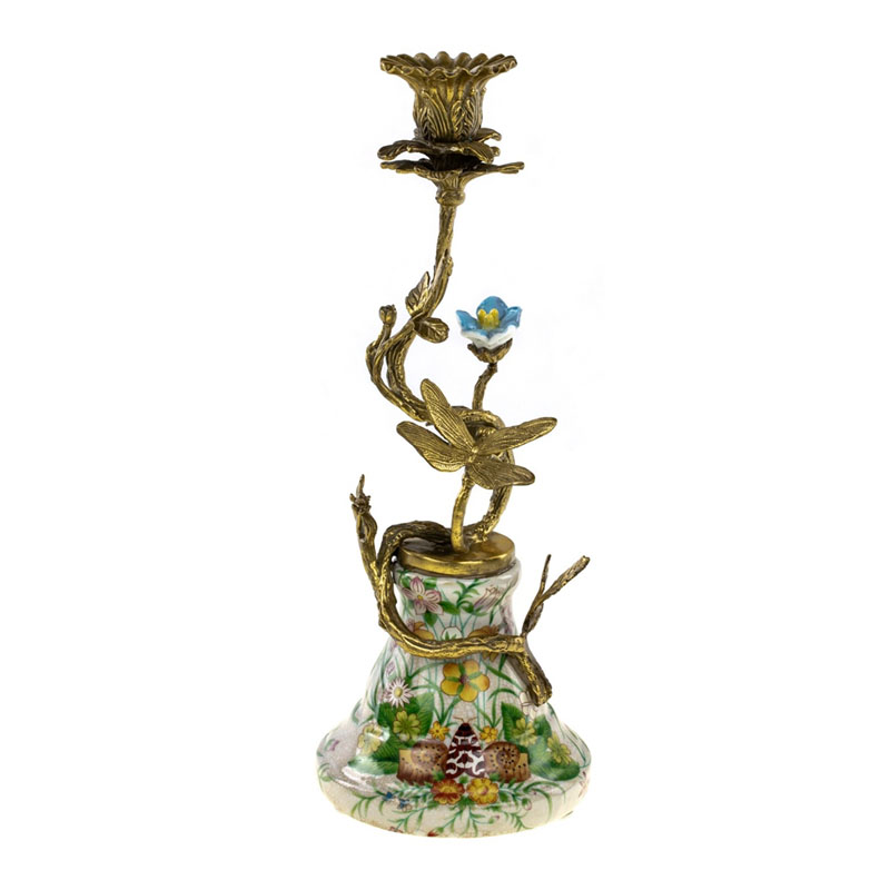 Подсвечник Curly Flower Bronze Мульти Бронза Подсвечник Curly Flower Bronze Мульти Бронза в Тюмени | Loft Concept