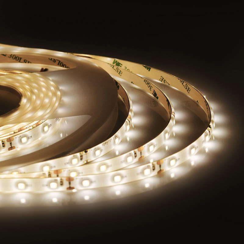 Светодиодная влагозащищенная лента 4,8W/m 60LED/m 3528SMD теплый белый Белый Светодиодная влагозащищенная лента 4,8W/m 60LED/m 3528SMD теплый белый Белый в Тюмени | Loft Concept
