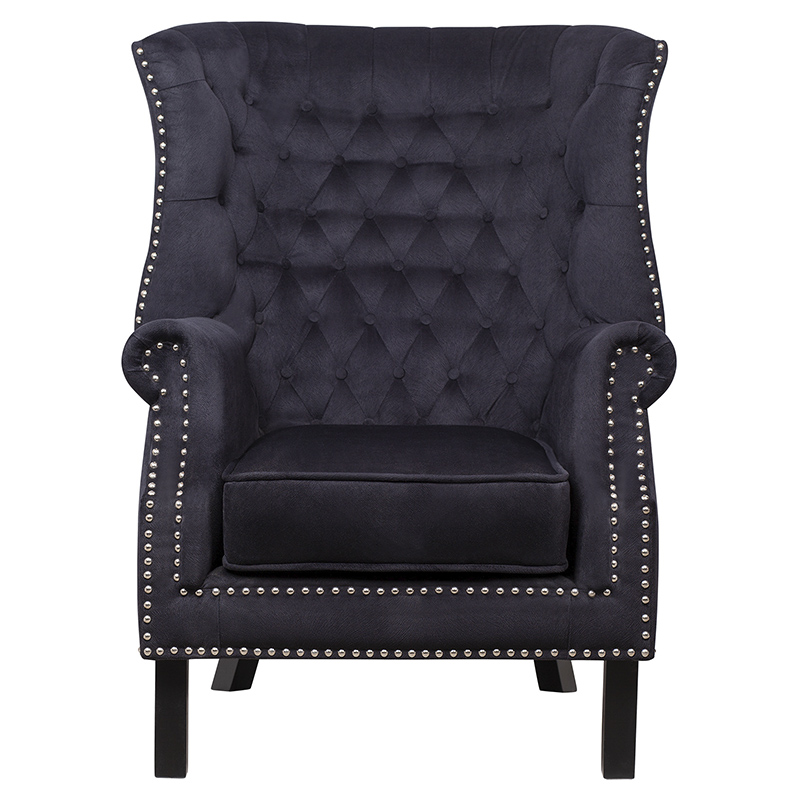 Кресло Charlie Armchair black velour Черный Кресло Charlie Armchair black velour Черный в Тюмени | Loft Concept