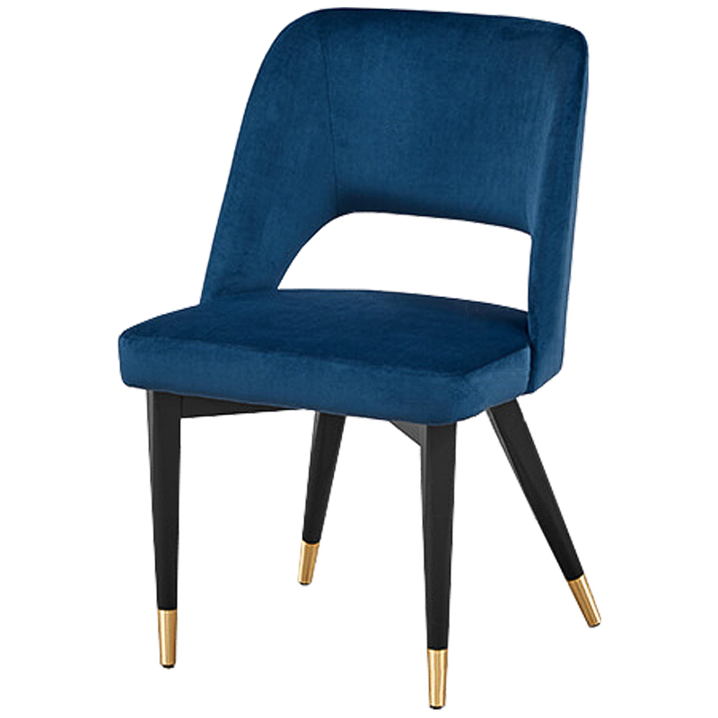 Стул Neasan Stool blue Черный Синий Латунь Стул Neasan Stool blue Черный Синий Латунь в Тюмени | Loft Concept