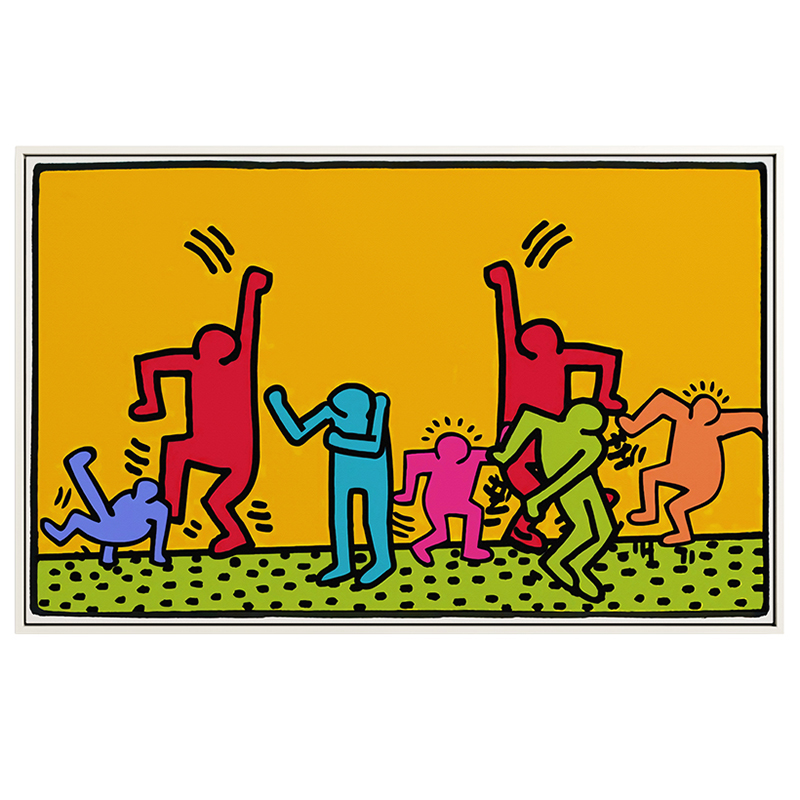 Постер Keith Haring 6 Мульти Постер Keith Haring 6 Мульти в Тюмени | Loft Concept
