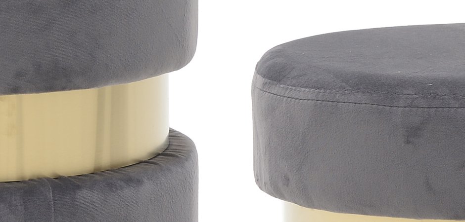 Пуф Golden Belt Gray Пуф Golden Belt Gray - Loft-Concept в Тюмени