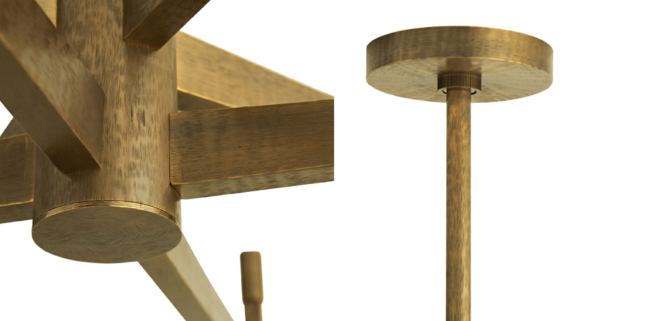 Люстра Arteriors GRIFF CHANDELIER Люстра Arteriors GRIFF CHANDELIER - Loft-Concept в Тюмени