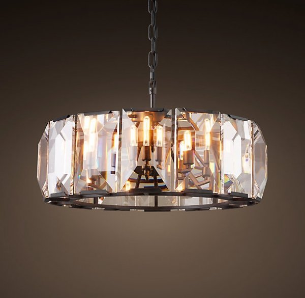 Люстра RH Harlow Crystal Round Chandelier 6 Черный Люстра RH Harlow Crystal Round Chandelier 6 Черный в Тюмени | Loft Concept