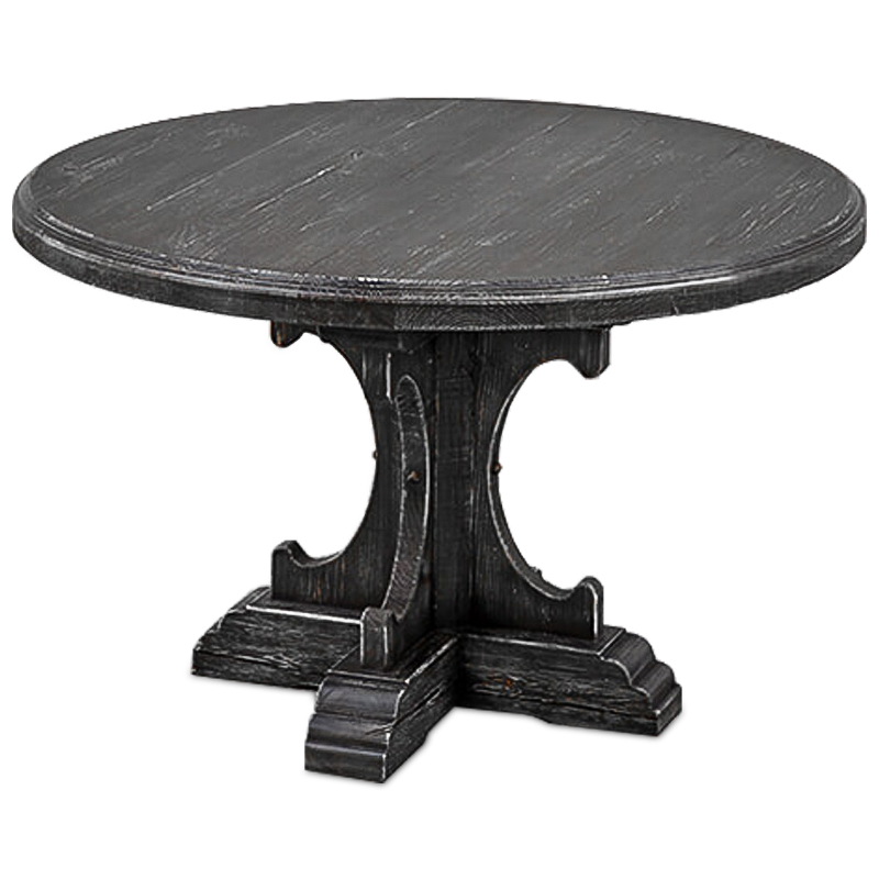 Обеденный стол Aegeon Dinner Table Винтажный черный Обеденный стол Aegeon Dinner Table Винтажный черный в Тюмени | Loft Concept