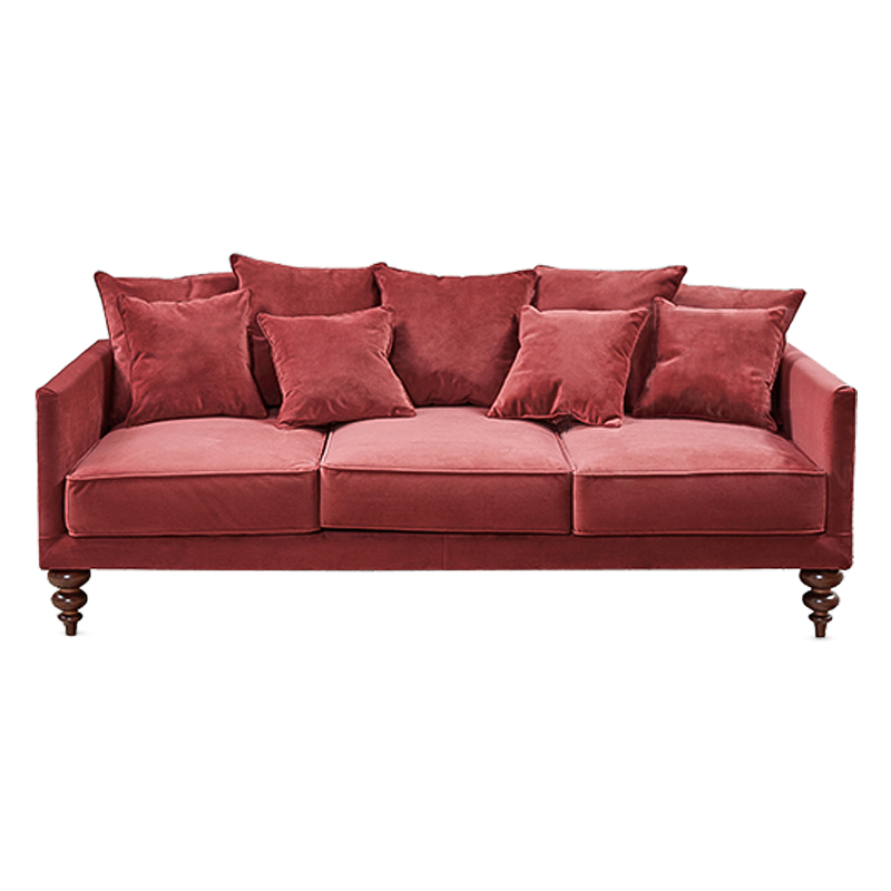 Диван Graceful Details Sofa Crimson Коричневый Малиновый (Crimson) Диван Graceful Details Sofa Crimson Коричневый Малиновый (Crimson) в Тюмени | Loft Concept