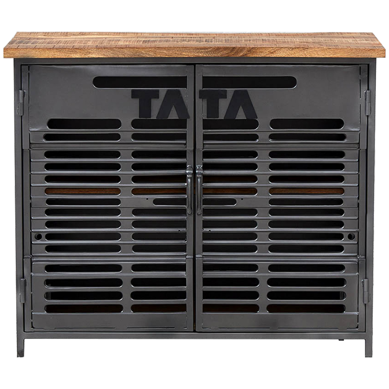Комод Metal Wood Loft Tata Chest of Drawers Серый Древесина Коричневый Черный Комод Metal Wood Loft Tata Chest of Drawers Серый Древесина Коричневый Черный в Тюмени | Loft Concept