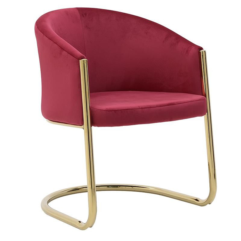 Стул Imelda Chair Crimson Малиновый (Crimson) Глянцевое золото Стул Imelda Chair Crimson Малиновый (Crimson) Глянцевое золото в Тюмени | Loft Concept
