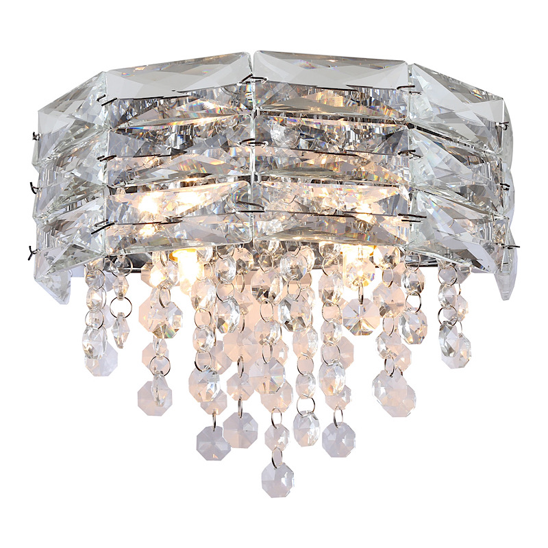Настенный светильник Roul Crystal Light Хром Прозрачный в Тюмени | Loft Concept 