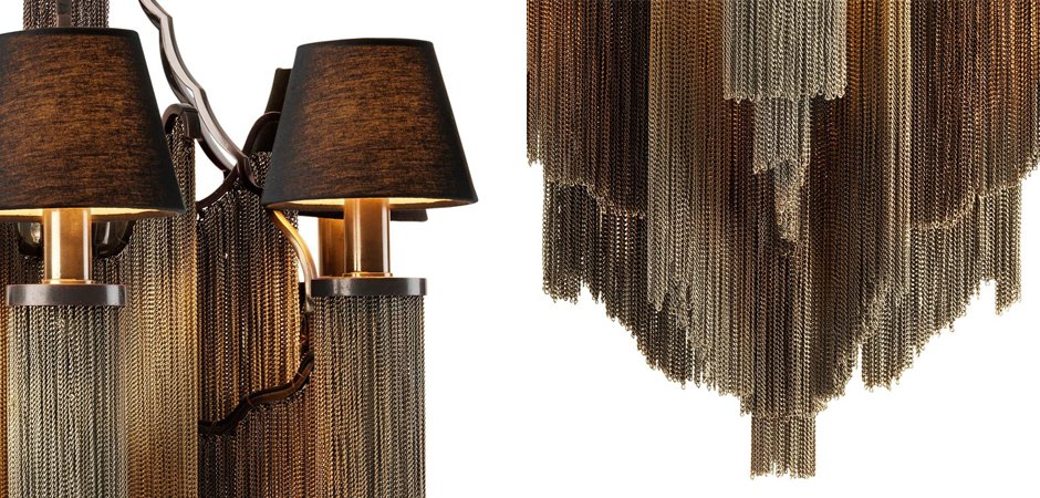 Люстра Eichholtz Chandelier Fringe S - фото №1