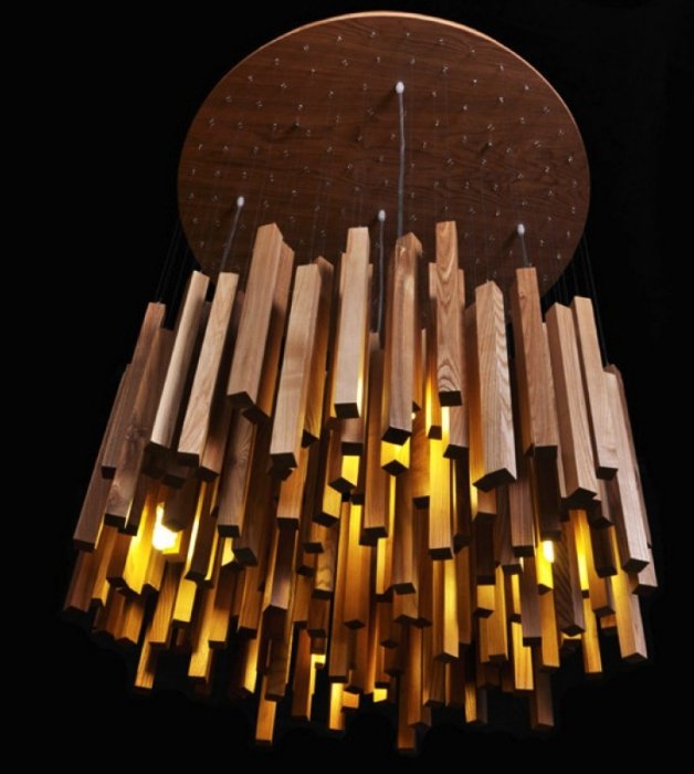 Люстра Wooden September Rain Люстра Wooden September Rain в Тюмени | Loft Concept