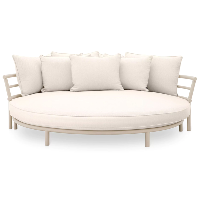 Диван Eichholtz Sofa Laguno Round Бежевый Молочный Диван Eichholtz Sofa Laguno Round Бежевый Молочный в Тюмени | Loft Concept
