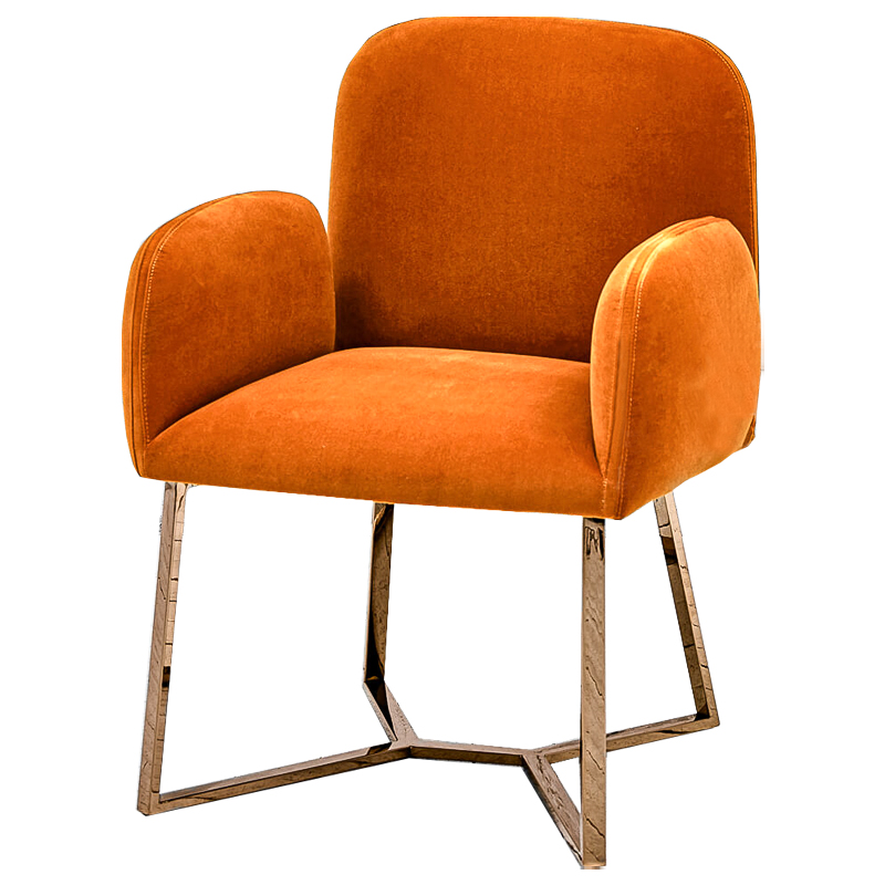 Стул Clifford Stool Orange Оранжевый Розовое золото Стул Clifford Stool Orange Оранжевый Розовое золото в Тюмени | Loft Concept
