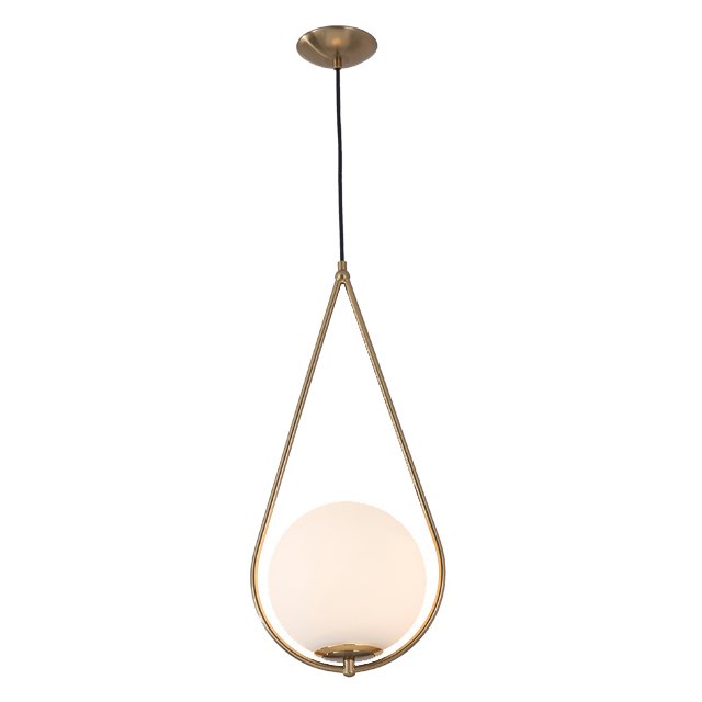 Люстра CORDA PENDANT LAMP Черный Латунь Белый Люстра CORDA PENDANT LAMP Черный Латунь Белый в Тюмени | Loft Concept