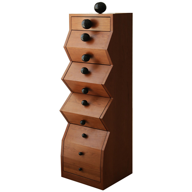 Комод Garton Wooden Forms Chest Of Drawers Коричневый Черный Комод Garton Wooden Forms Chest Of Drawers Коричневый Черный в Тюмени | Loft Concept