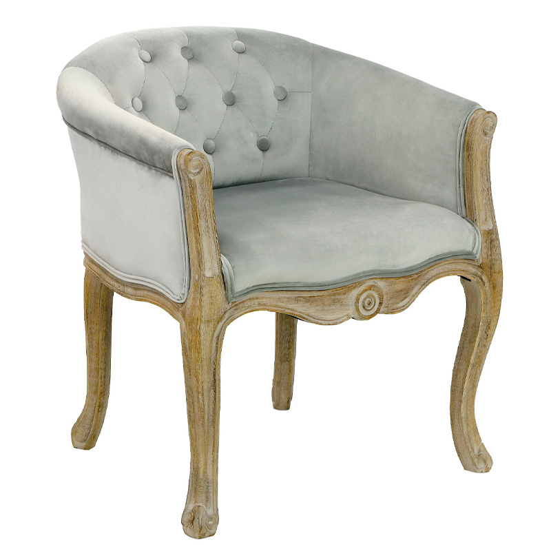 Кресло French Provence Armchair Roderic light blue Голубой в Тюмени | Loft Concept 