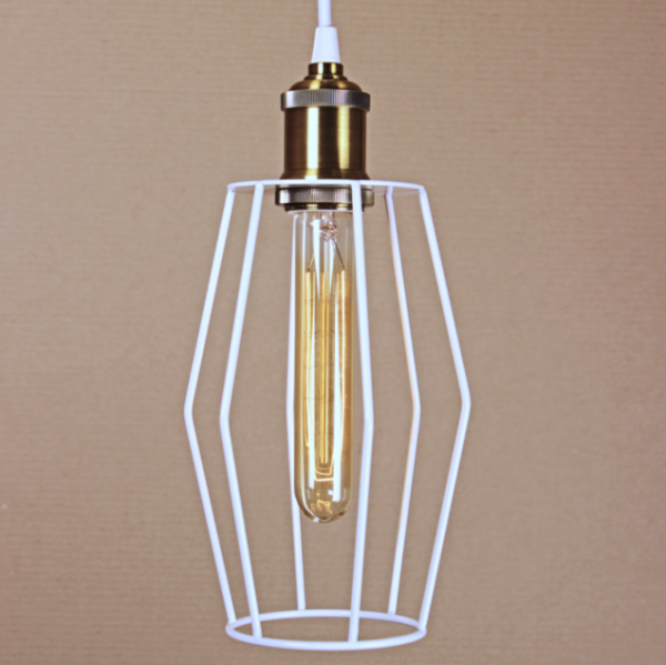 Подвесной светильник Wire Cage Pendant Spauk White Белый Подвесной светильник Wire Cage Pendant Spauk White Белый в Тюмени | Loft Concept