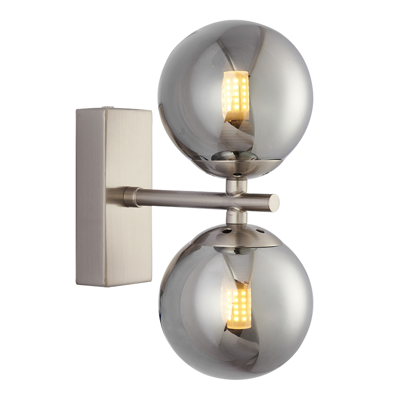Бра Berries Sconce smok Никель Стекло Смок Бра Berries Sconce smok Никель Стекло Смок в Тюмени | Loft Concept