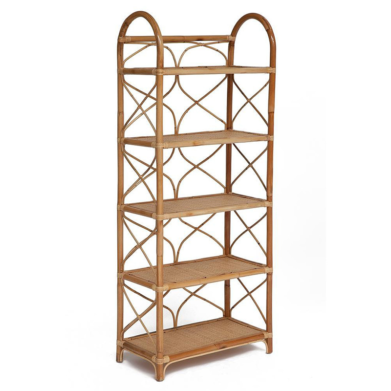 Этажерка Rattan Wicker Bookcase Древесина Этажерка Rattan Wicker Bookcase Древесина в Тюмени | Loft Concept