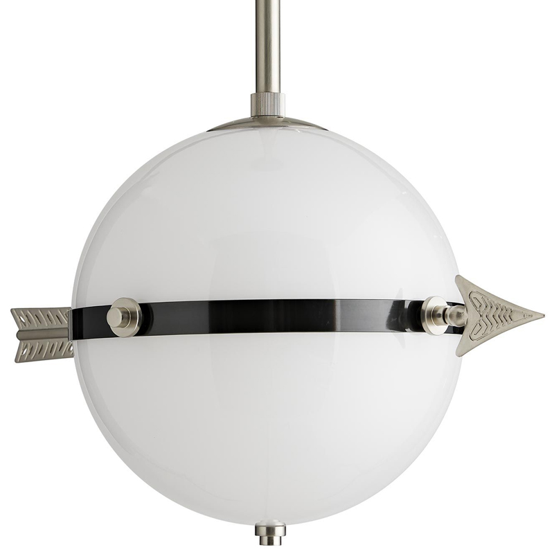 Люстра Arteriors CELESTIAL PENDANT Белый Черный Серебряный Люстра Arteriors CELESTIAL PENDANT Белый Черный Серебряный в Тюмени | Loft Concept