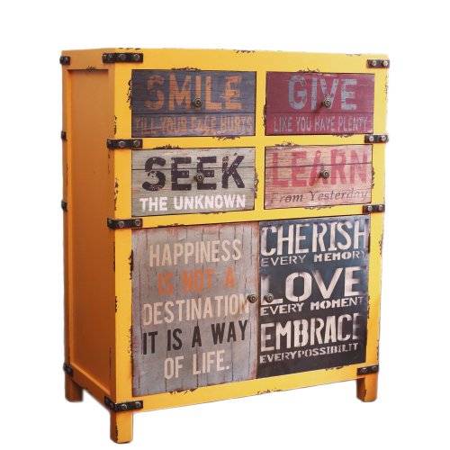 Комод Container Give a smile Желтый Мульти Комод Container Give a smile Желтый Мульти в Тюмени | Loft Concept
