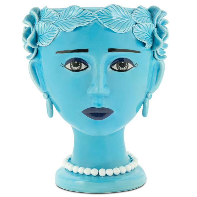 Ваза Vase Selva Blissful Turquoise Бирюзовый Ваза Vase Selva Blissful Turquoise Бирюзовый в Тюмени | Loft Concept