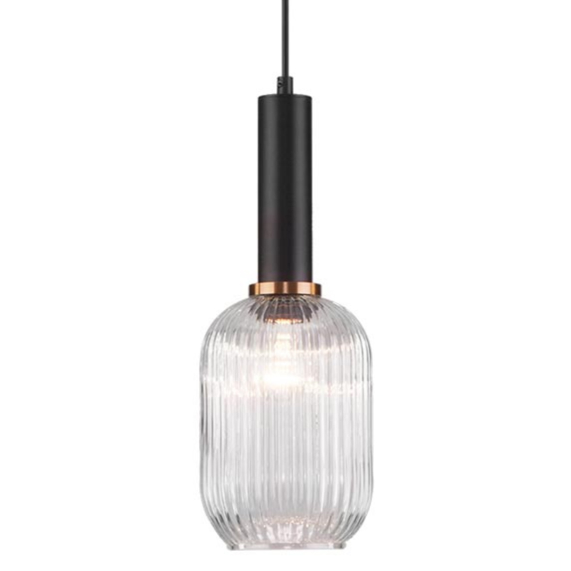 Светильник Ferm Living chinese lantern Сlear II Прозрачное Стекло Черный Светильник Ferm Living chinese lantern Сlear II Прозрачное Стекло Черный в Тюмени | Loft Concept