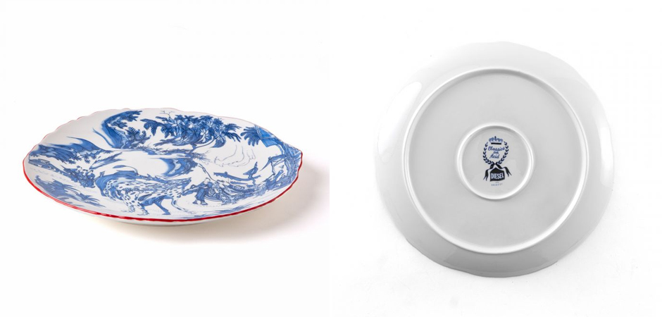 Тарелка Seletti Blue Chinoiserie Тарелка Seletti Blue Chinoiserie - Loft-Concept в Тюмени