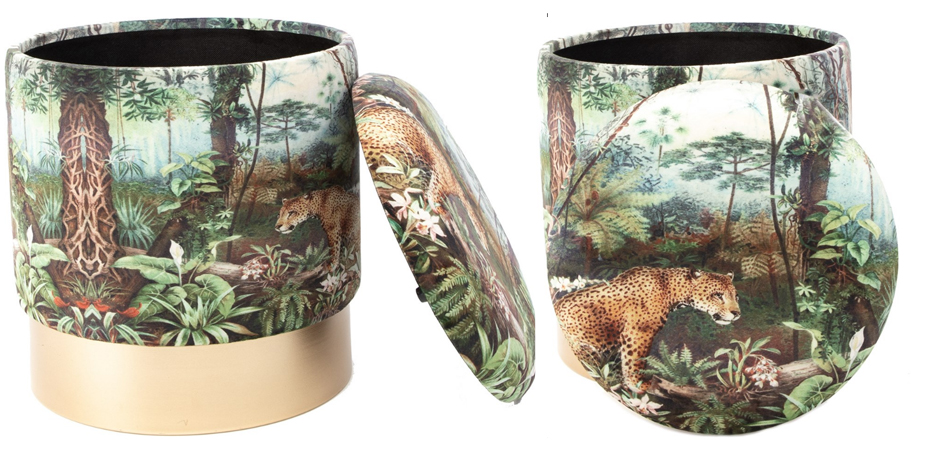 Пуф PUF Jungle Print lynx small Пуф PUF Jungle Print lynx small - Loft-Concept в Тюмени