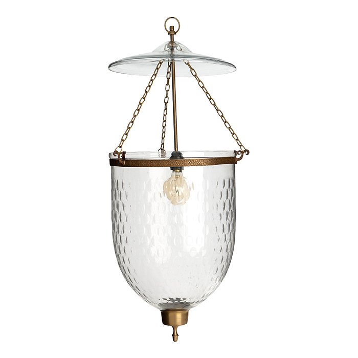 Люстра Lantern Bexley S Латунь Античная полированная Прозрачное Стекло Люстра Lantern Bexley S Латунь Античная полированная Прозрачное Стекло в Тюмени | Loft Concept