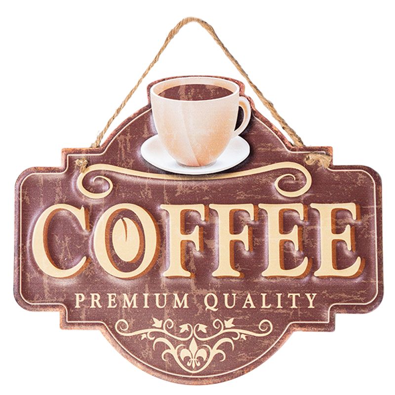 Аксессуар на стену Coffee Premium Quality II Коричневый винтаж Аксессуар на стену Coffee Premium Quality II Коричневый винтаж в Тюмени | Loft Concept