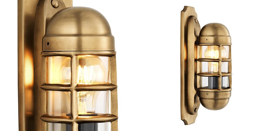 Бра Eichholtz Wall Lamp Le Caprice Brass - Loft-Concept в Тюмени