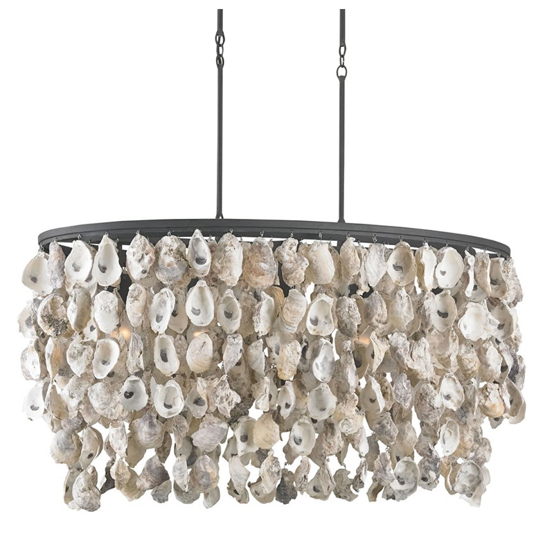 Люстра из натуральных ракушек Stillwater Oval Chandelier Люстра из натуральных ракушек Stillwater Oval Chandelier в Тюмени | Loft Concept