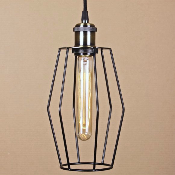 Подвесной светильник Wire Cage Pendant Spauk Black Черный Подвесной светильник Wire Cage Pendant Spauk Black Черный в Тюмени | Loft Concept