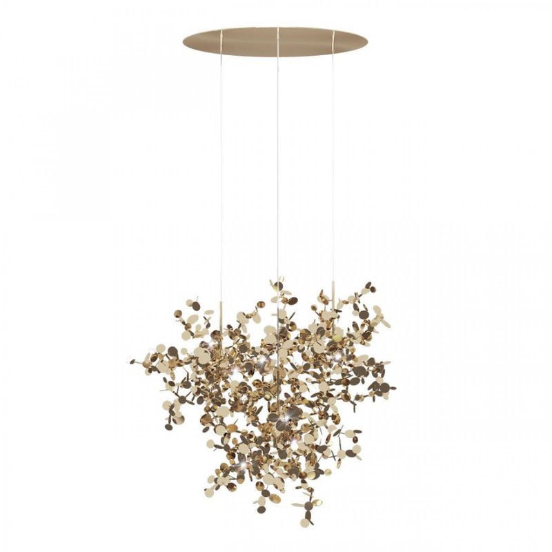 Люстра Terzani Argent Suspension Gold Pendant lamp диаметр 85 Золотой Люстра Terzani Argent Suspension Gold Pendant lamp диаметр 85 Золотой в Тюмени | Loft Concept