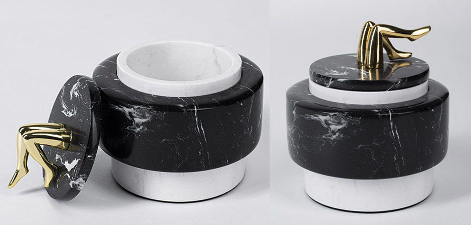 Шкатулка Kelly Wearstler SMALL MELANGE JAR Шкатулка Kelly Wearstler SMALL MELANGE JAR - Loft-Concept в Тюмени