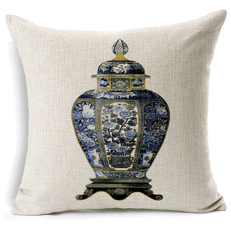 Декоративная подушка Blue Vase Декоративная подушка Blue Vase в Тюмени | Loft Concept