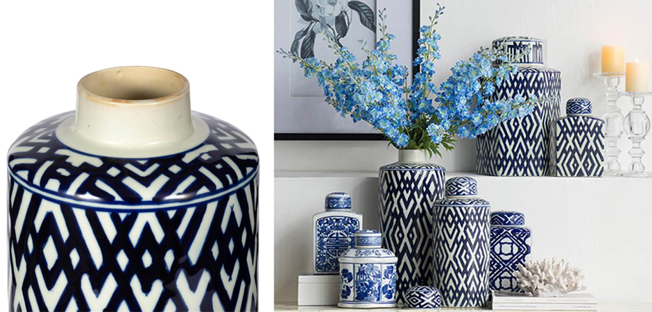 Ваза с крышкой Geometric Pattern Ваза с крышкой Geometric Pattern - Loft-Concept в Тюмени