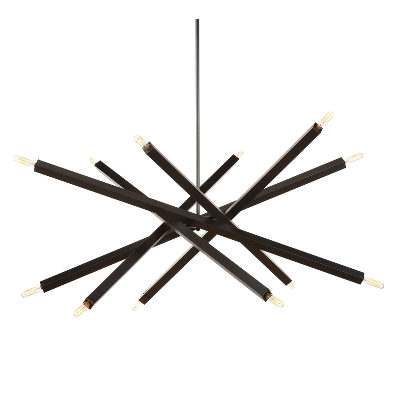 Люстра Blathmac Black Chandelier Черный Люстра Blathmac Black Chandelier Черный в Тюмени | Loft Concept