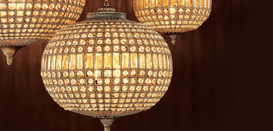 Люстра Chandelier Kasbah Oval M Brass Люстра Chandelier Kasbah Oval M Brass - Loft-Concept в Тюмени