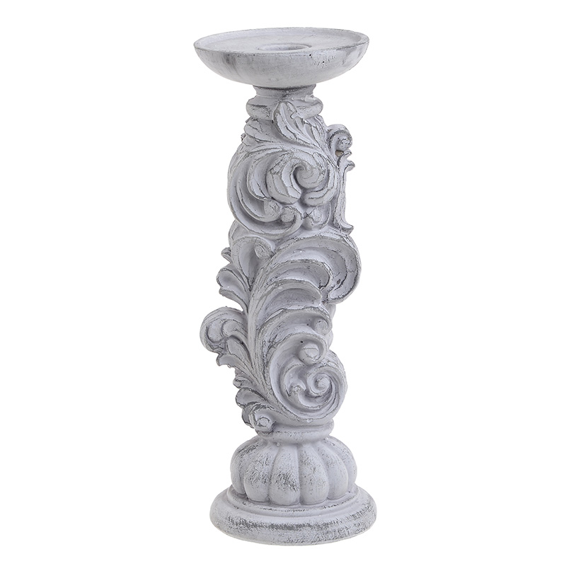 Подсвечник Pattern Candlestick Серый Подсвечник Pattern Candlestick Серый в Тюмени | Loft Concept